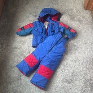 Quality Outerwear Two Piece Coat & Snowbib Set SIZE 3T